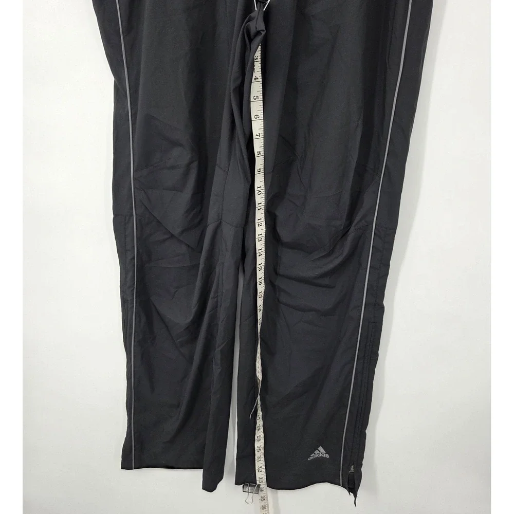Adidas Pants‎ Men's XL Track ClimaProof Ankle Zip Athletic Black Golf Outdoor